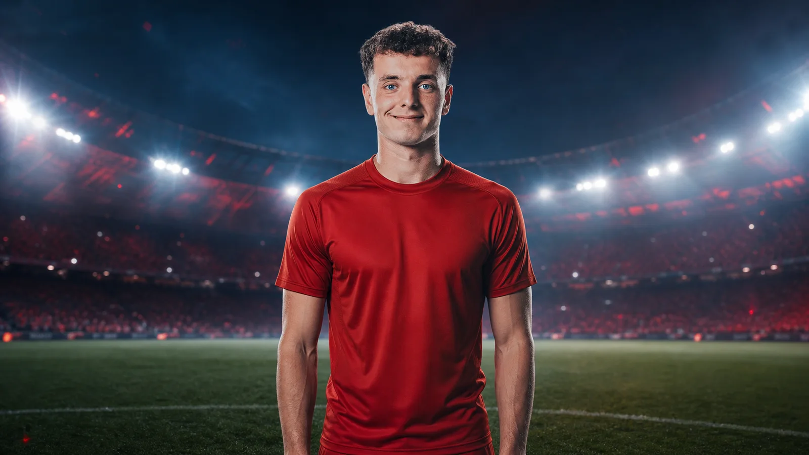 KI-Illustration zur Transfermeldung über Fisnik Asllani und RB Leipzig