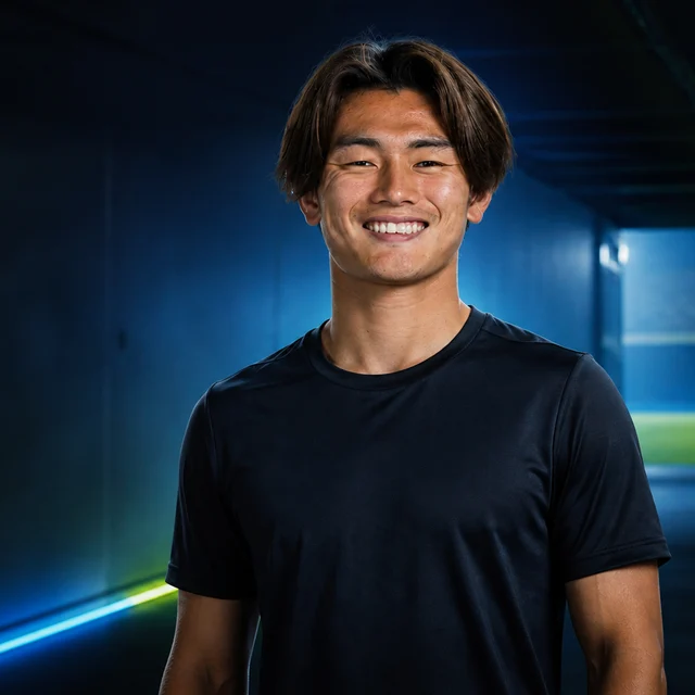 Ritratto realizzato con IA di Ayase Ueda