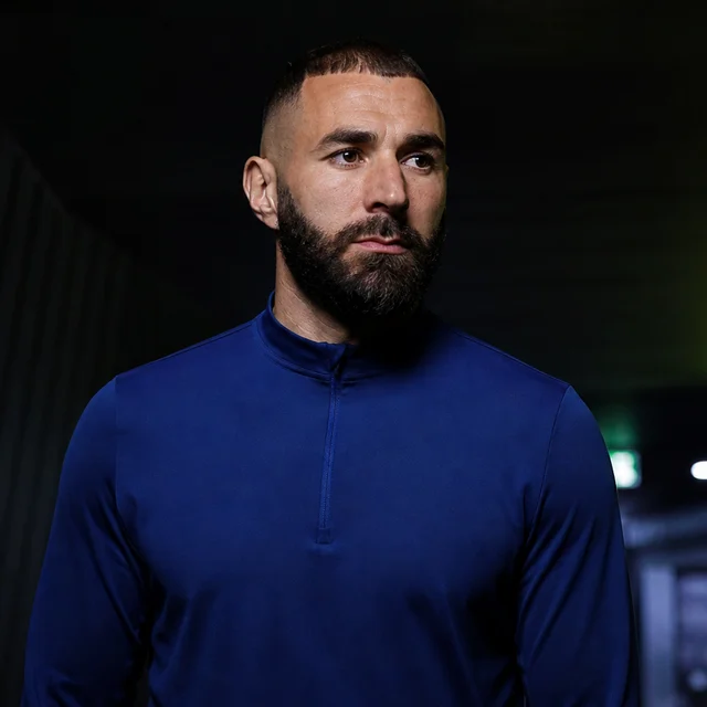 Ritratto realizzato con IA di Karim Benzema