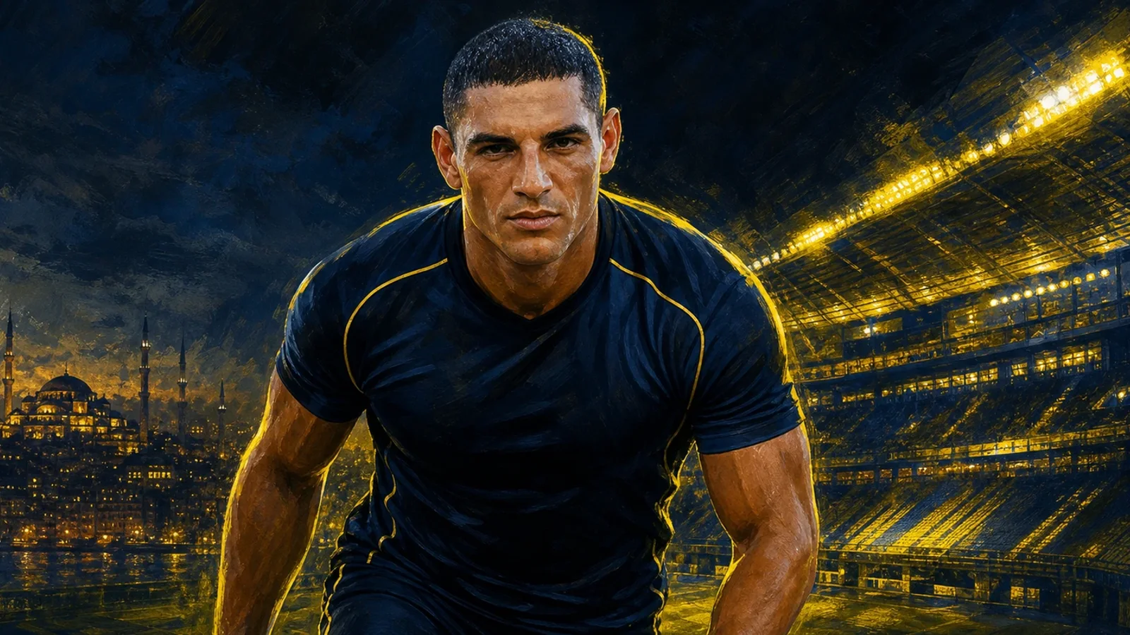 AI-generated illustration for the Diego Carlos transfer story involving Parma Calcio 1913
