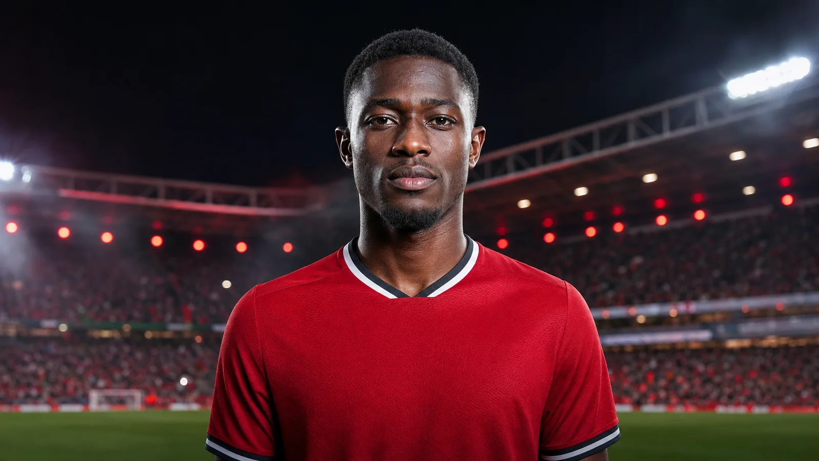 Mamadou Sangaré ve Brentford FC transfer haberi için yapay zekâyla oluşturulmuş illüstrasyon