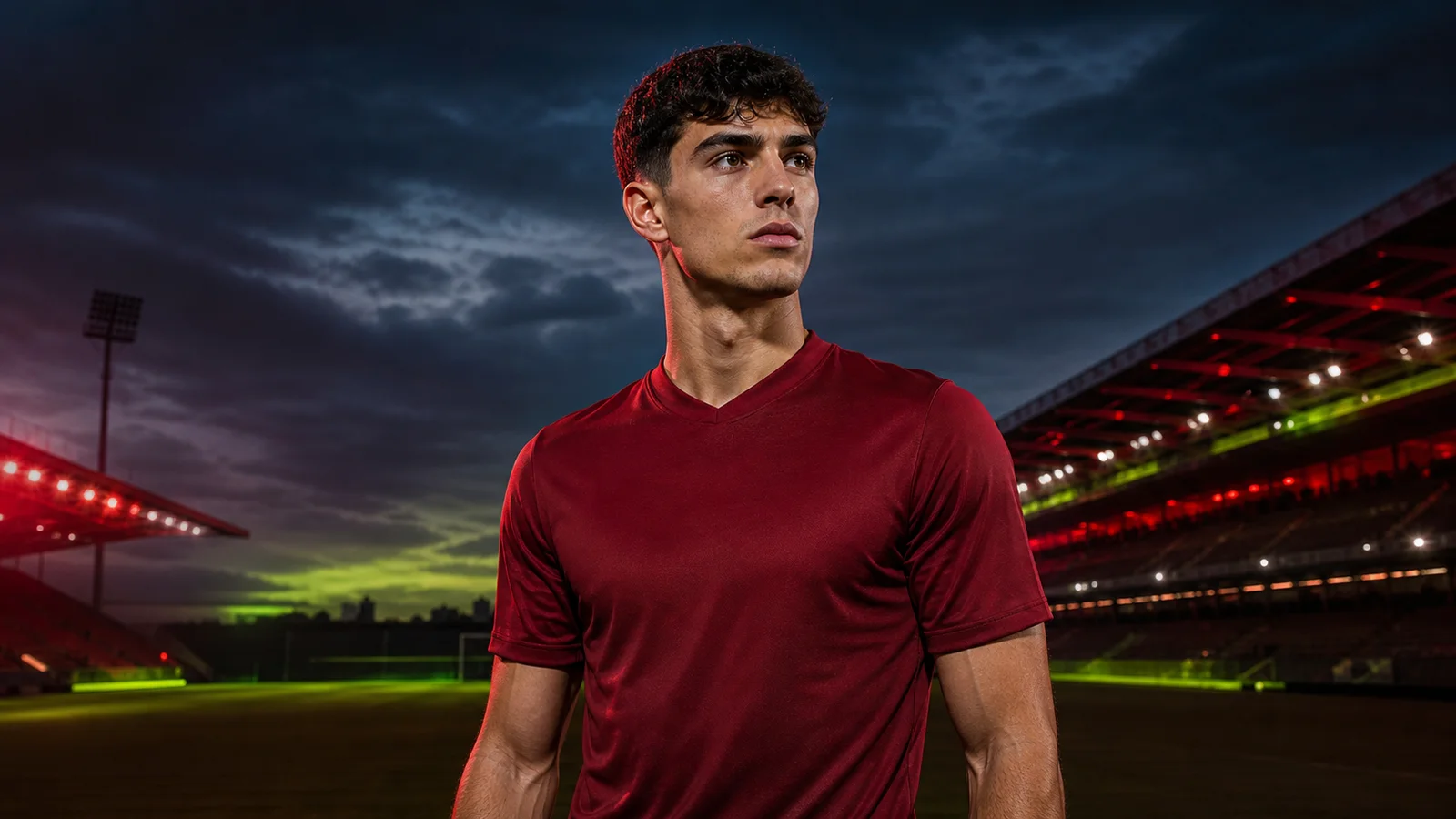 Illustrazione realizzata con IA per la notizia di mercato su Juanlu Sánchez e AFC Bournemouth
